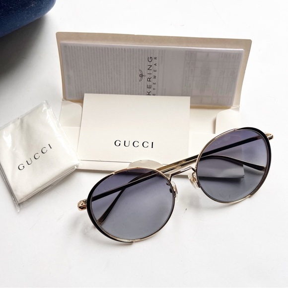 Gucci Sunglasses Shades Round Gradient Style with case - Picture 2 of 7
